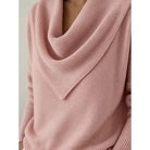 Heather | Elegant Cowl-Neck Knit Sweater - Picela