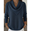 Heather | Elegant Cowl-Neck Knit Sweater - Picela