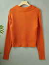 Heather | Elegant Ribbed Knit Sweater - Picela