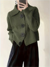 Heather | Elegant Ribbed Knit Sweater - Picela