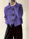 Heather | Elegant Ribbed Knit Sweater - Picela