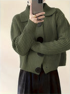 Heather | Elegant Ribbed Knit Sweater - Picela