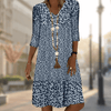 Heather | Feminine Tiered Midi Dress - Picela