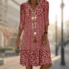 Heather | Feminine Tiered Midi Dress - Picela