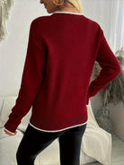 Holly | Stylish Snowflake Festive Sweater - Picela