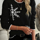 Holly | Stylish Snowflake Festive Sweater - Picela