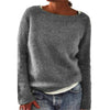 Jennifer | Elegant Boat-Neck Knit Sweater - Picela