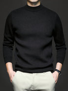 Jennifer | Elegant Mock-Neck Knit Sweater - Picela
