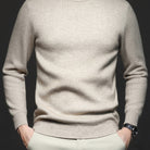 Jennifer | Elegant Mock-Neck Knit Sweater - Picela