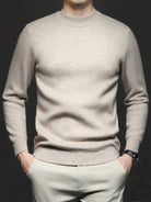 Jennifer | Elegant Mock-Neck Knit Sweater - Picela