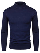Jennifer | Elegant Mock-Neck Knit Sweater - Picela