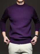 Jennifer | Elegant Mock-Neck Knit Sweater - Picela