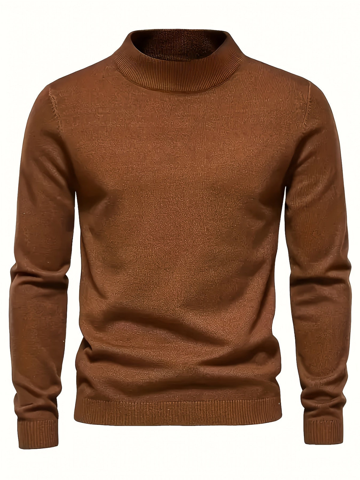 Jennifer | Elegant Mock-Neck Knit Sweater - Picela