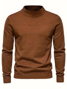 Jennifer | Elegant Mock-Neck Knit Sweater - Picela