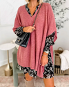 Jennifer | Elegant Oversized V-Neck Sweater - Picela