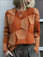 Jennifer | Stylish Geometric Sweater - Picela