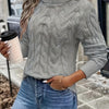 Jessica | Elegant Cable-Knit Turtleneck Sweater - Picela