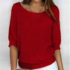 Jessica | Elegant Knit Batwing Sweater - Picela
