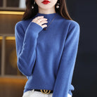 Jessica | Elegant Mock-Neck Fitted Sweater - Picela