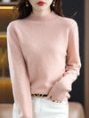 Jessica | Elegant Mock-Neck Fitted Sweater - Picela