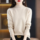 Jessica | Elegant Mock-Neck Fitted Sweater - Picela
