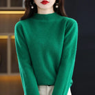 Jessica | Elegant Mock-Neck Fitted Sweater - Picela