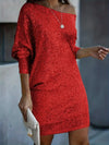 Jessica | Elegant Sequin Off-Shoulder Dress - Picela
