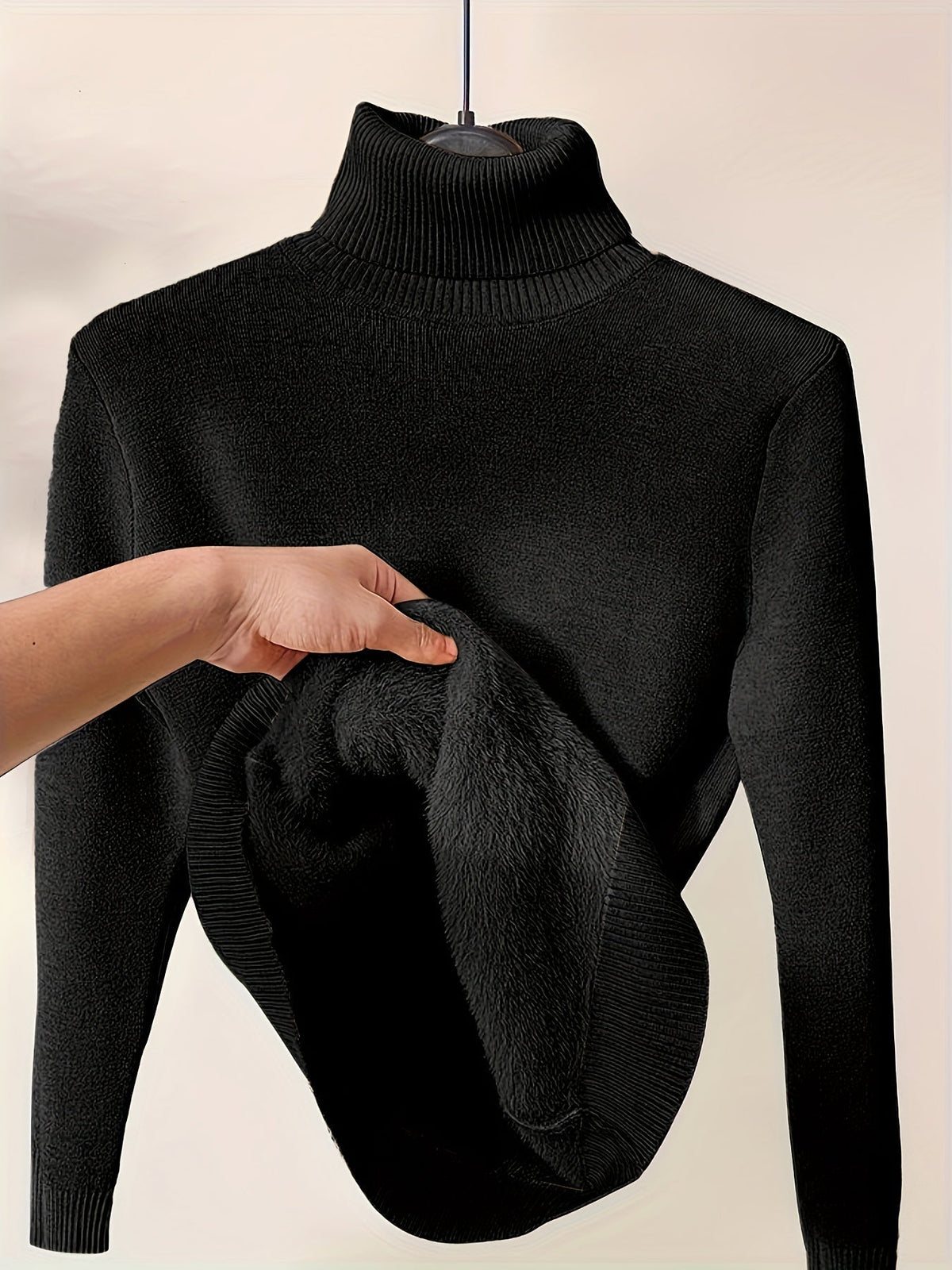 Jessica | Soft Fleece-Lined Turtleneck Sweater - Picela