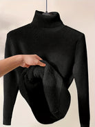 Jessica | Soft Fleece-Lined Turtleneck Sweater - Picela