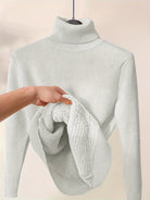 Jessica | Soft Fleece-Lined Turtleneck Sweater - Picela