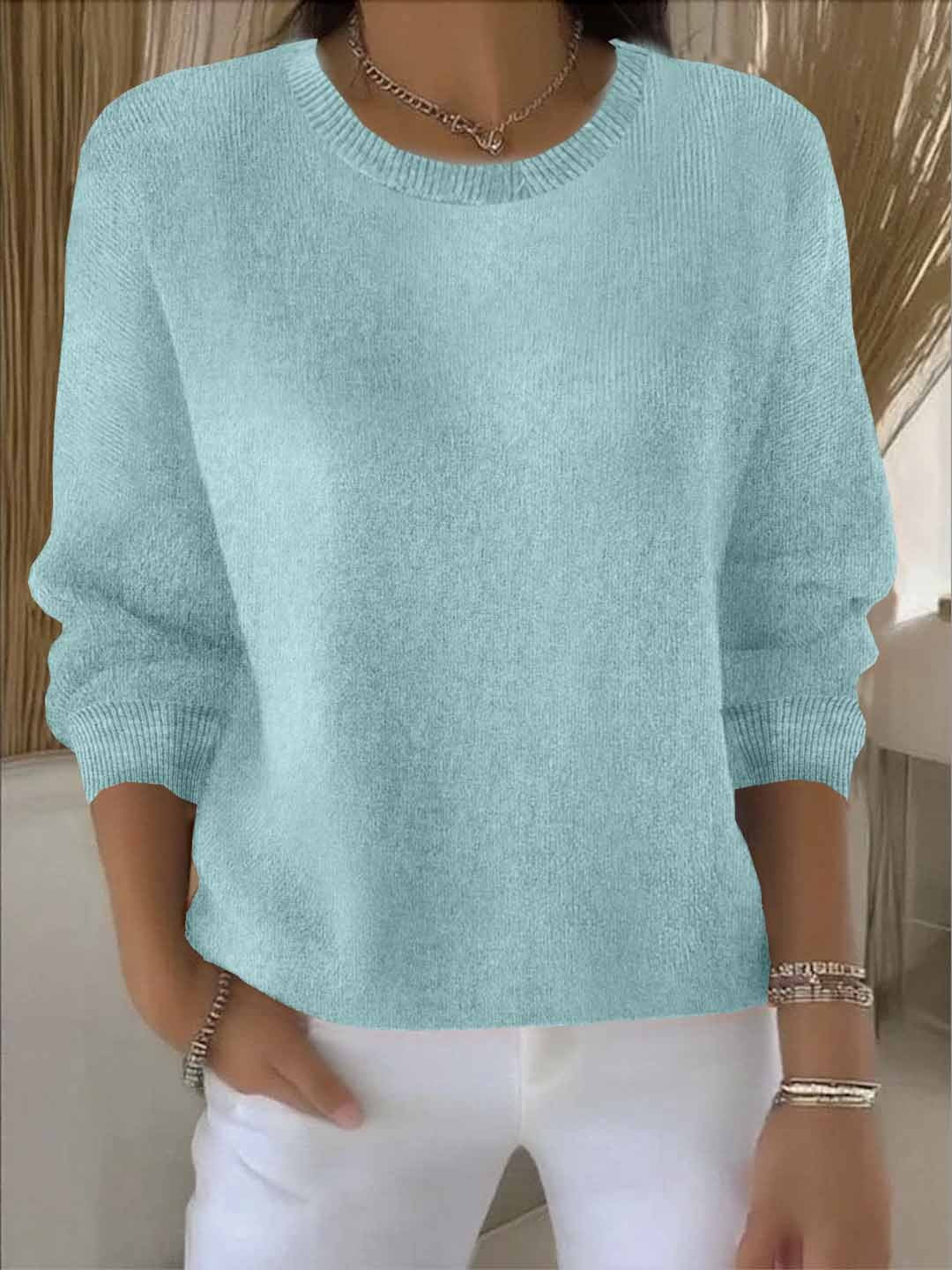 Joyce | Elegant Ribbed Knit Sweater - Picela