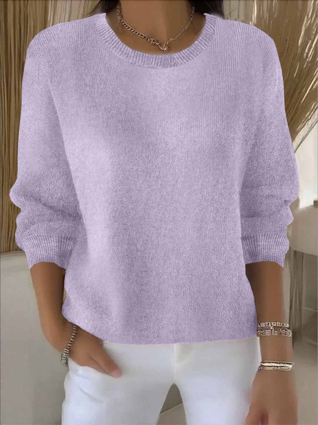 Joyce | Elegant Ribbed Knit Sweater - Picela