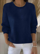 Joyce | Elegant Ribbed Knit Sweater - Picela