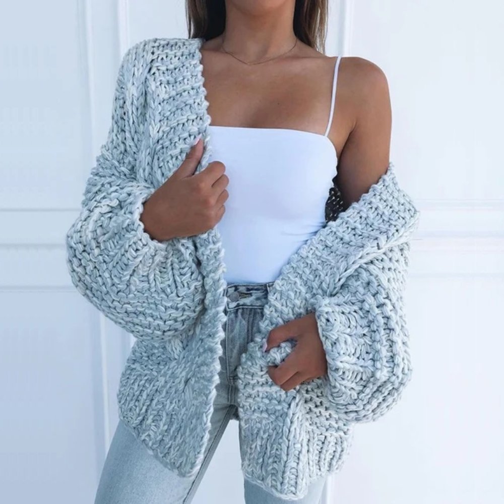 Cecily | Elegant Oversized Chunky Cardigan
