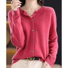 Kelly | Elegant Fitted Button-Down Cardigan - Picela