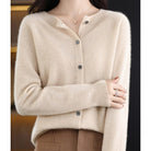 Kelly | Elegant Fitted Button-Down Cardigan - Picela