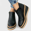 Kelly | Elegant Leather Platform Boots - Picela