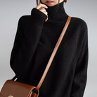 Kelly | Elegant Turtleneck Argyle Sweater - Picela