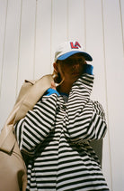 Kimberly | Classic Striped Oversized Sweater - Picela