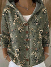 Kimberly | Elegant Patchwork Hooded Cardigan - Picela