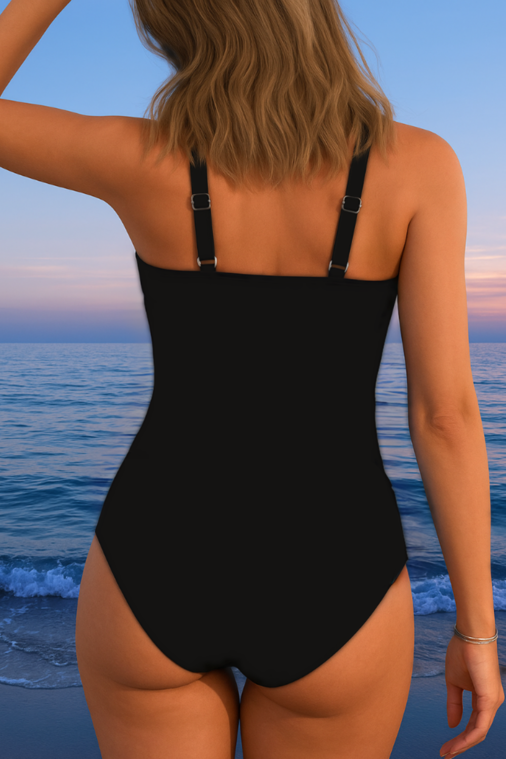 Kimberly | Flattering Ruched Wrap Swimsuit - Picela