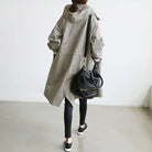 Laura | Elegant Hooded Longline Coat - Picela