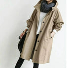 Laura | Elegant Hooded Longline Coat - Picela