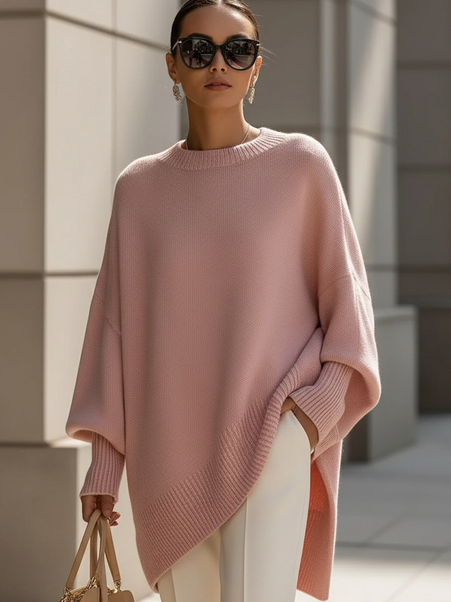 Laura | Elegant Oversized Batwing Sweater - Picela
