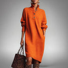 Laura | Elegant Oversized Knit Sweater - Picela