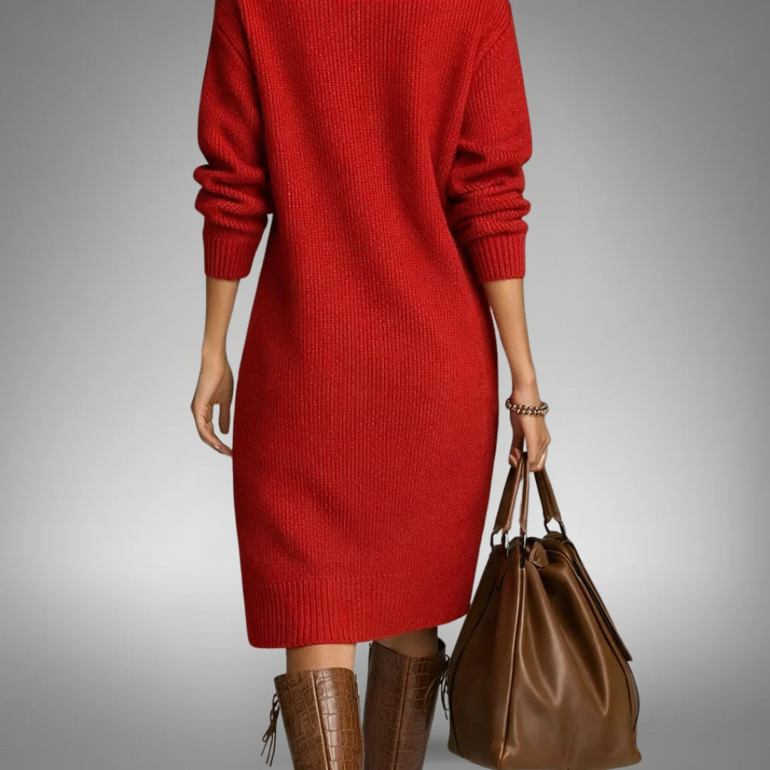 Laura | Elegant Oversized Knit Sweater - Picela