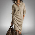 Laura | Elegant Oversized Knit Sweater - Picela