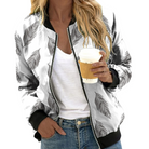 Laura | Stylish Floral Bomber Jacket - Picela