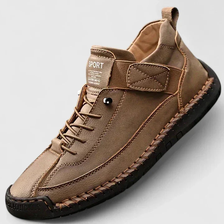 Lauren | Comfortable Suede Lace-Up Sneakers - Picela