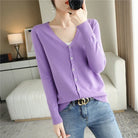 Lauren | Elegant Button-Down Knit Cardigan - Picela